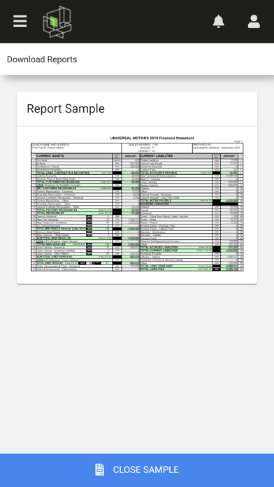FinancialView Screenshot