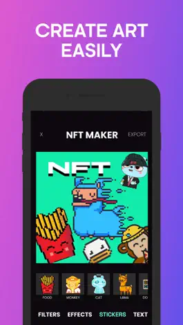 Game screenshot NFT art maker creator apk