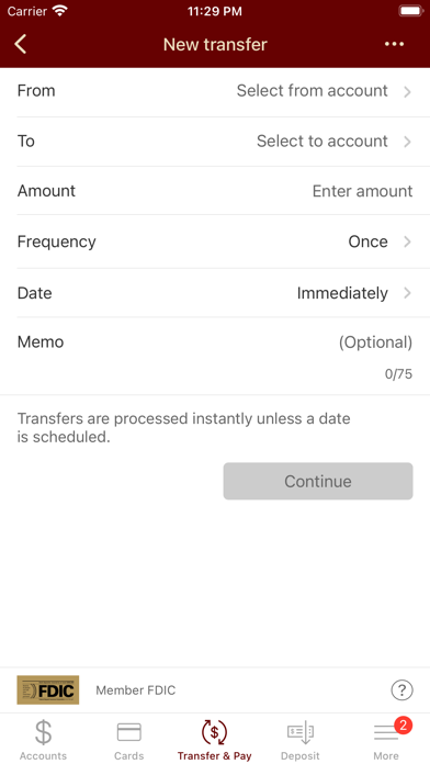 Commerce Bank Texas Mobile Screenshot
