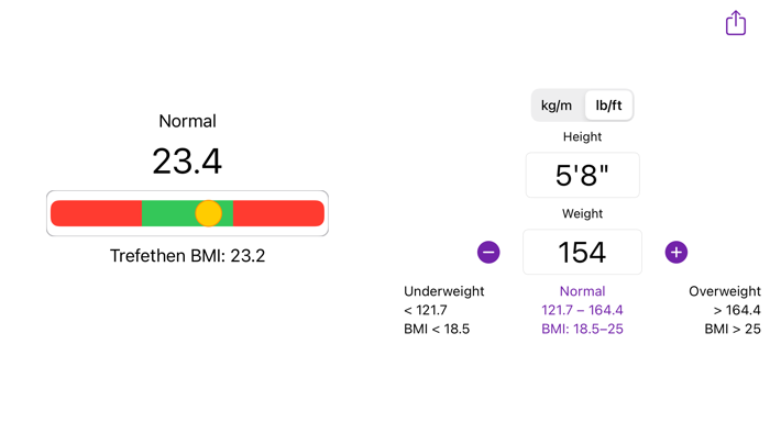 Simple BMI evaluator