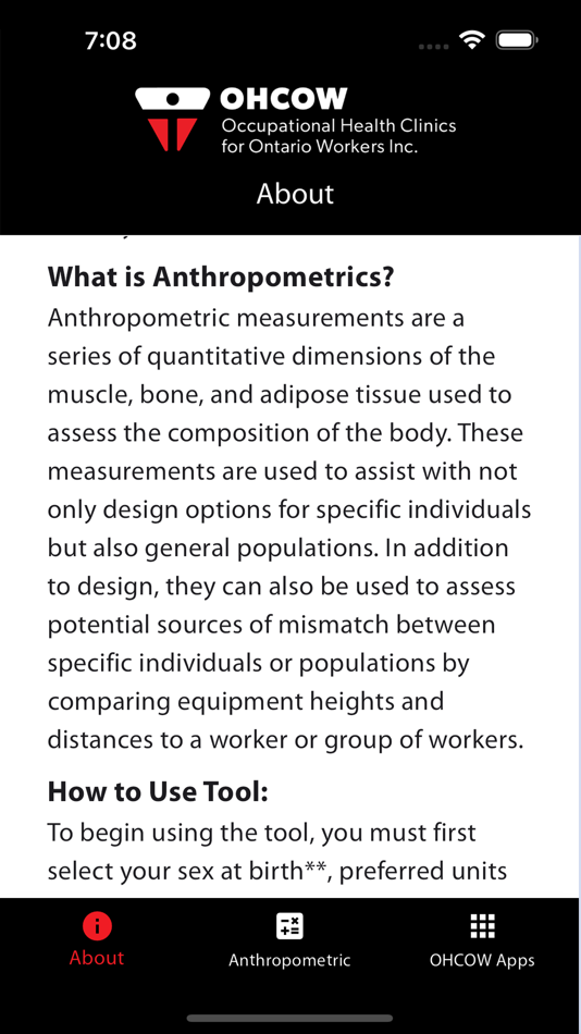 Anthropometric Calculator - 1.0 - (iOS)