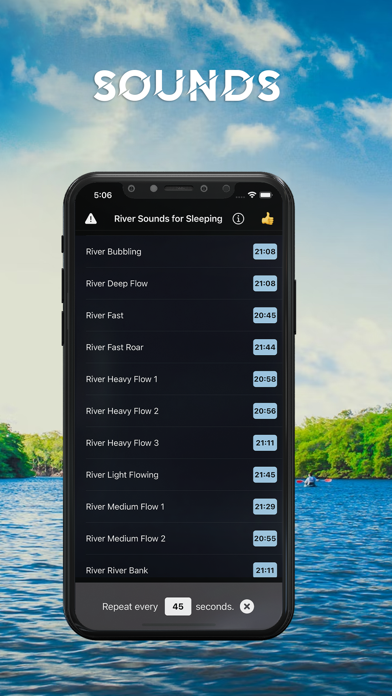 River Sounds for Sleeping Screenshot