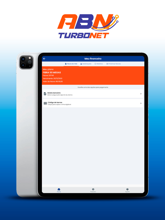 ABN TurboNet - App do Cliente