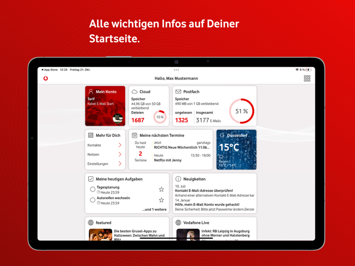 Vodafone E-Mail  Cloud
