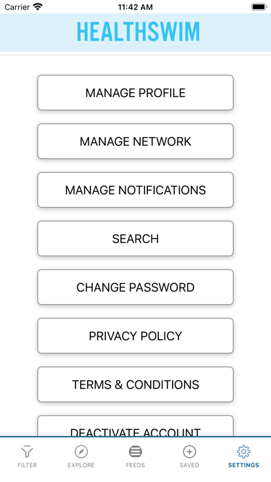 Healthswim Screenshot