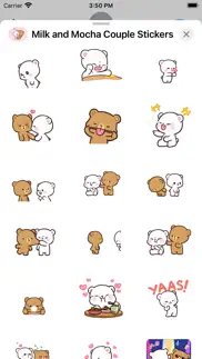 How to cancel & delete milk and mocha couple stickers 4