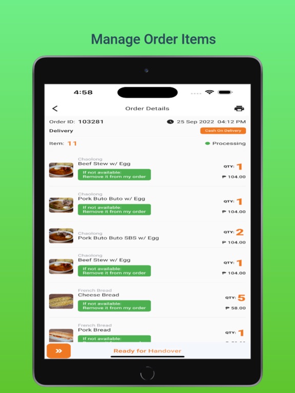 Screenshot #6 pour Deliverya Merchant
