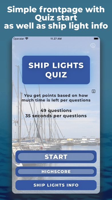 Skibslys Quiz Screenshot