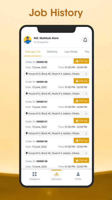 GoldstarDriver Screenshot