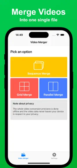 Game screenshot Video Merger: Join videos mod apk