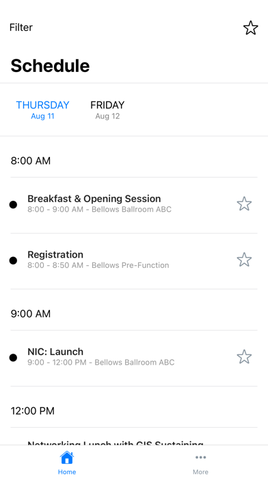 Gamma Iota Sigma Events Screenshot
