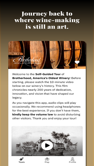 Brotherhood Winery Tours Screenshot