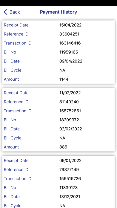 DHBVN Electricity Bill Payment Screenshot