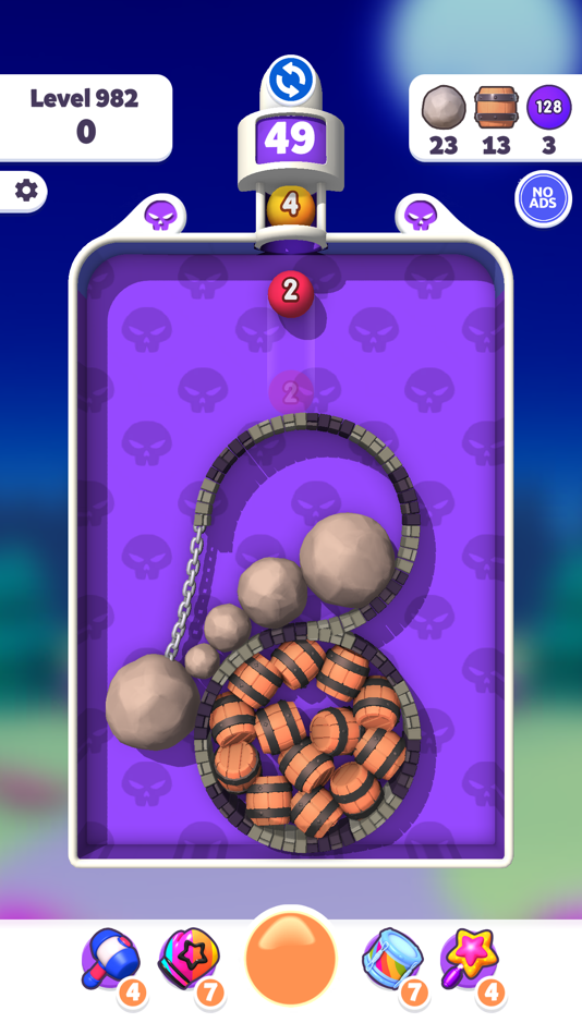 #4. Bubble Buster 2048 (iOS) Av: Voodoo