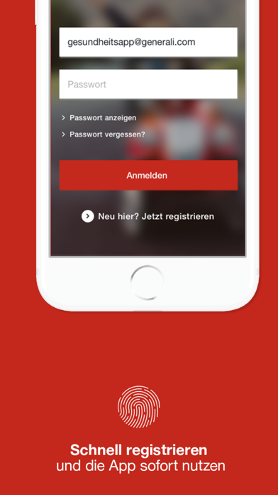 Generali GesundheitsApp Screenshot