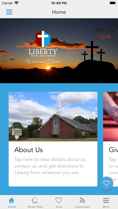 Liberty FWB Church Screenshot