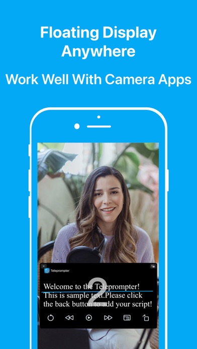 Teleprompter: フローティングスクリプトのおすすめ画像2