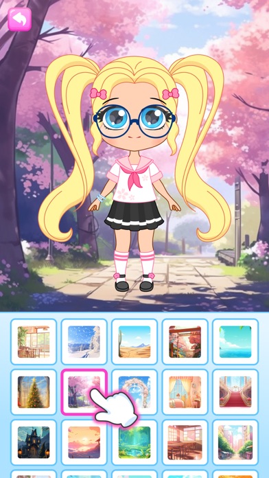 ちび Chibi 人形 女の子 ゲーム チビ きせかえゲームのおすすめ画像5