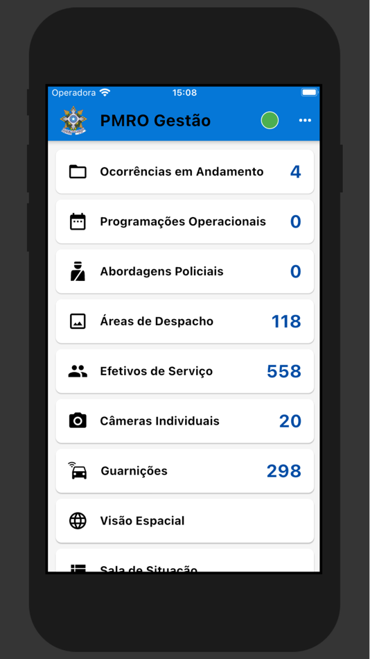 #1. Gestão RO (iOS) 由: SECRETARIA DE ESTADO DA SEGURANA DEFESA E CIDADANIA
