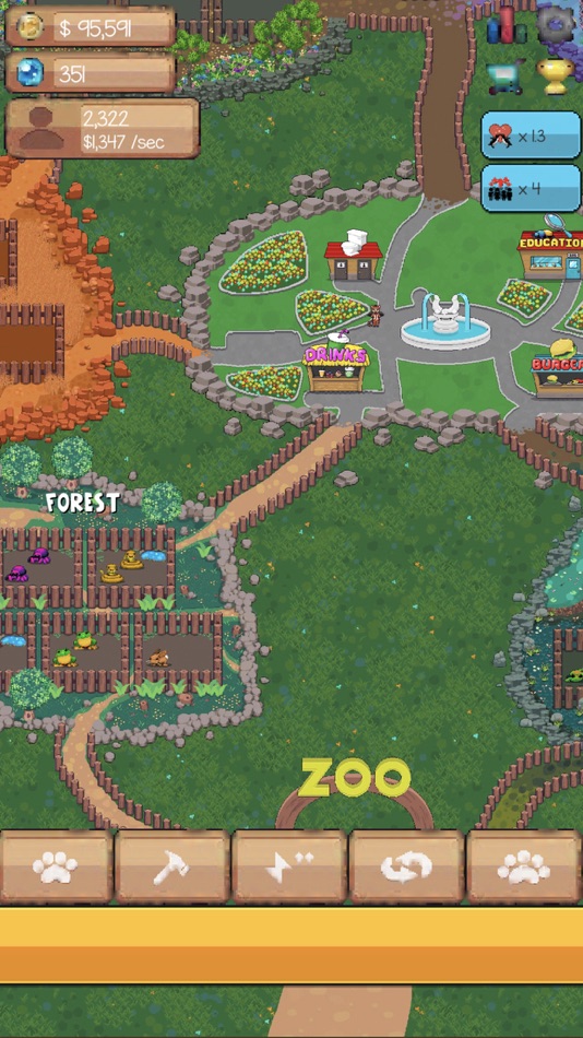 #2. Let's Build a Zoo (iOS) By: QUY NGUYEN KHAC