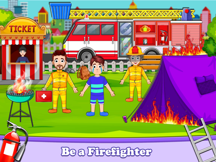 Pretend City Firefighter Life