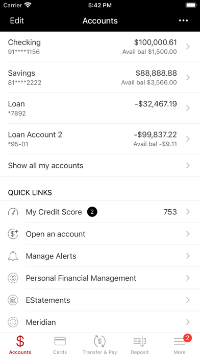 CNB - MobileBank Screenshot
