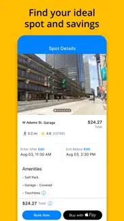 spothero: #1 rated parking app iphone screenshot 3