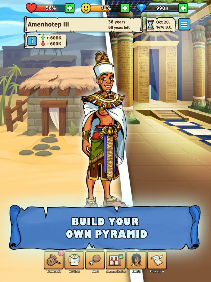 Pharaohs Life Idle Simulator