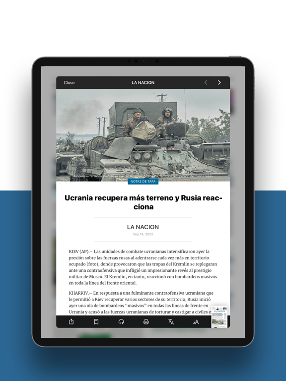 Screenshot #6 pour LA NACION Kiosco