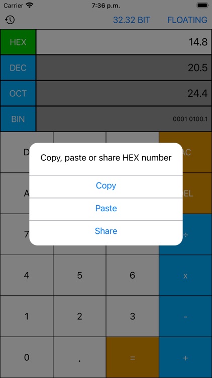 Programmer Calculator Pro screenshot-6