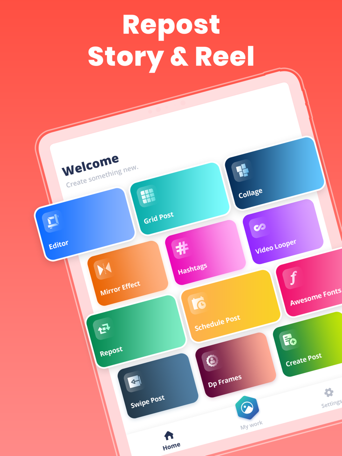 Repost Photo and Video Instantly