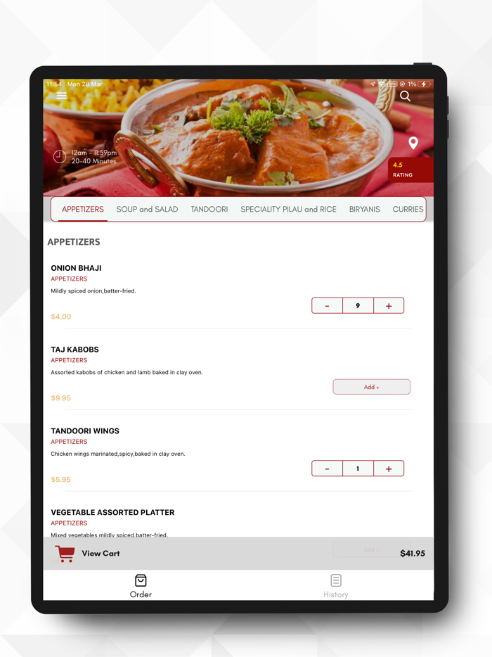 Taj Mahal 3 Restaurant and Bar