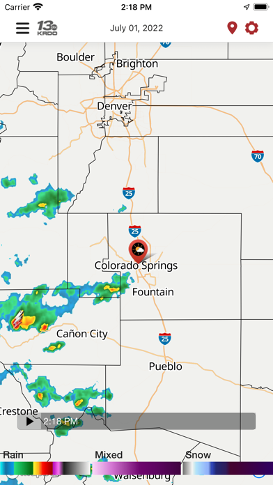 Screenshot #3 pour KRDO StormTracker 13 Weather