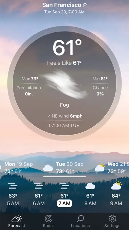 Weather Live° - Local Forecast screenshot 4 of 7