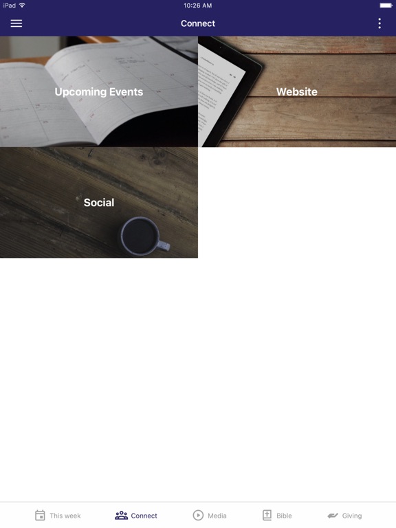 Estrella Mountain Church iPad screenshot 2 - Education app