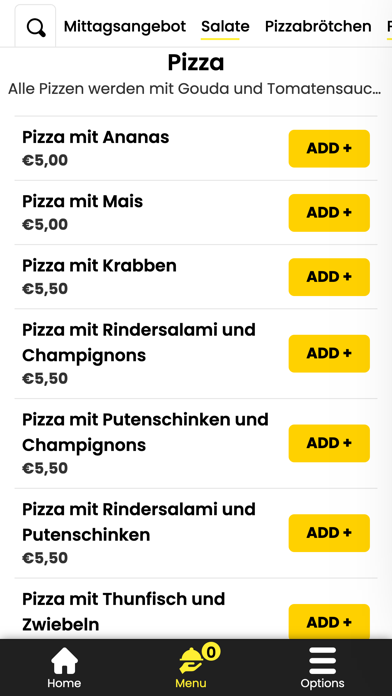 Super Pizza u. China Service Screenshot