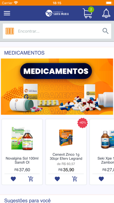 Farmácia Santa Maria Screenshot