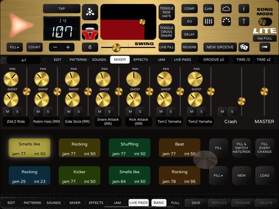 Screenshot #5 pour Rock Drum Machine Lite