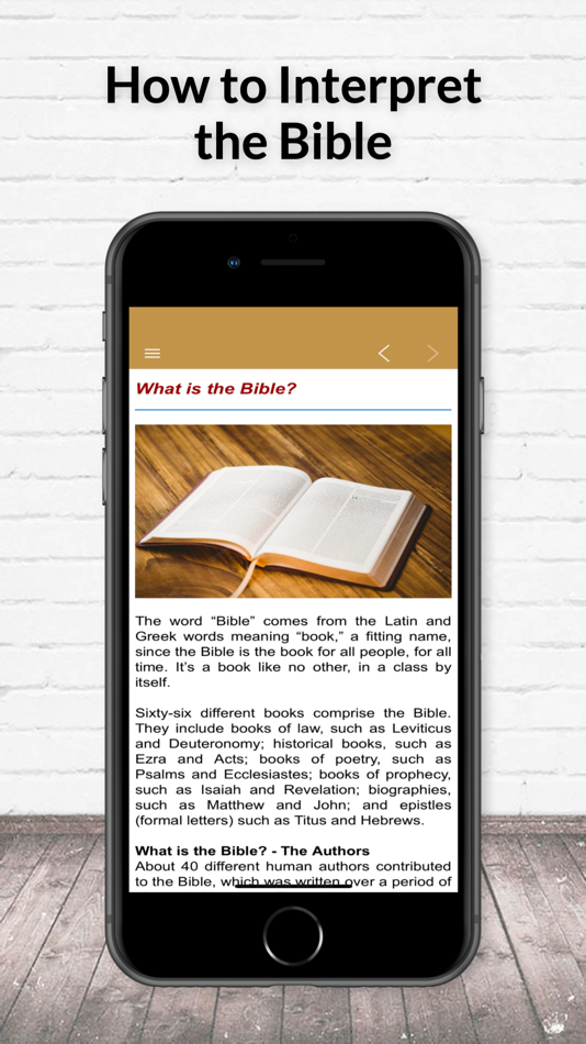 #1. How to Interpret the Bible (iOS) 게시자: David Ortega Lopez