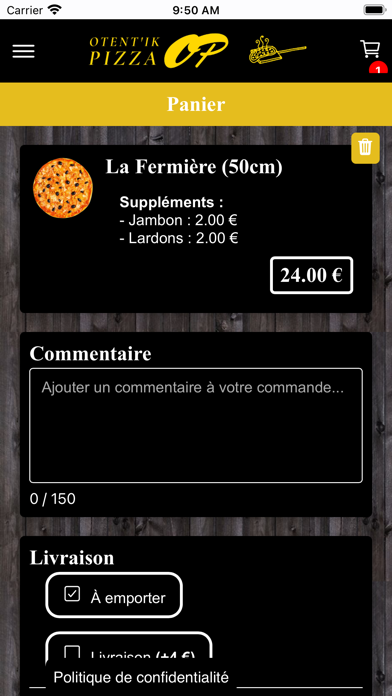 Otent'ik Pizza Screenshot