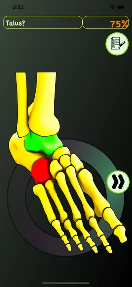 Game screenshot Foot Bones: Speed Anatomy Quiz mod apk