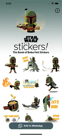 Game screenshot The Book of Boba Fett Stickers mod apk