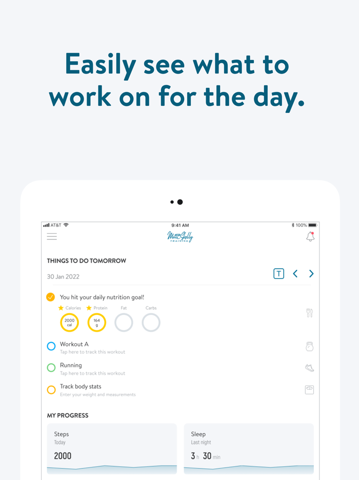 Matt Skelly Training