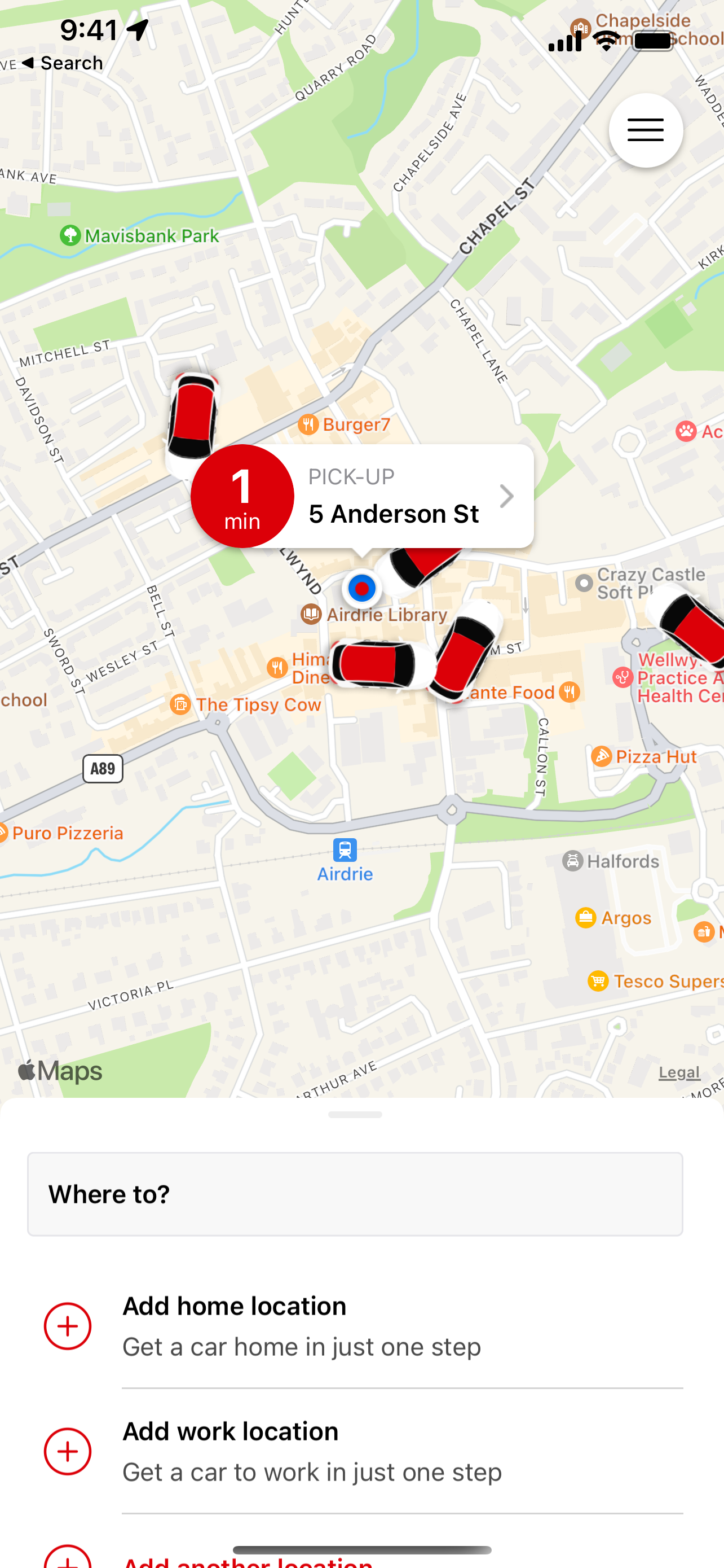 Airdrie Taxis.
