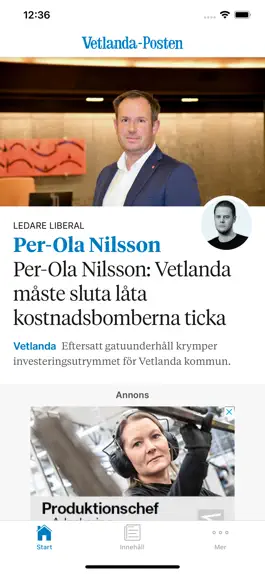Game screenshot Vetlanda-Posten Nyhetsapp mod apk