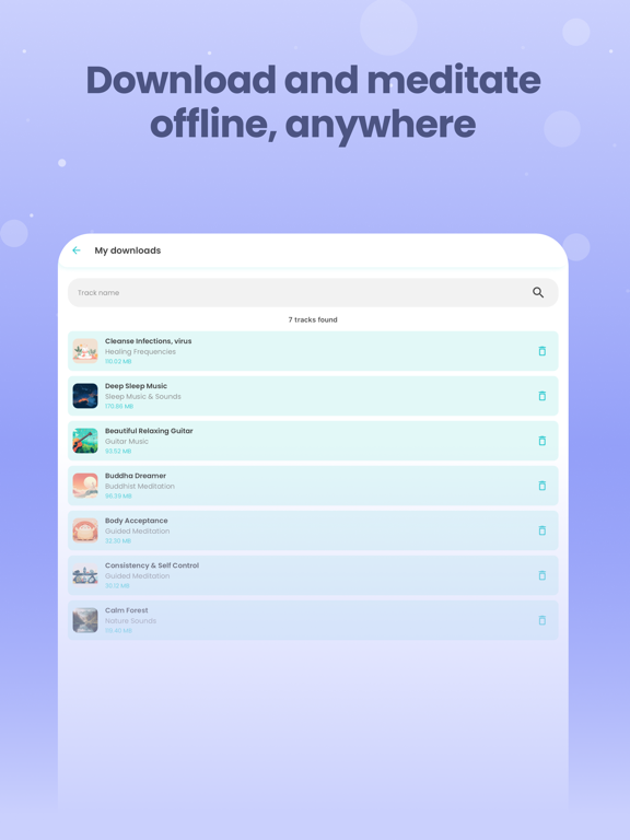 Zenly: Healing Frequencies iPad screenshot 9 - Health & Fitness app