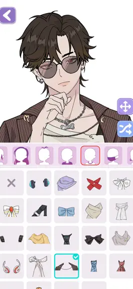 Game screenshot Vlinder avatar maker: Anime apk