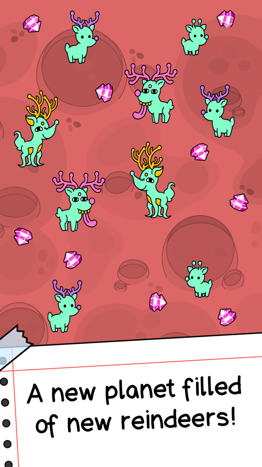 #5. Reindeer Evolution: Idle Game (iOS) Podle: TPG TECNOLOGIA DA INFORMACAO LTDA