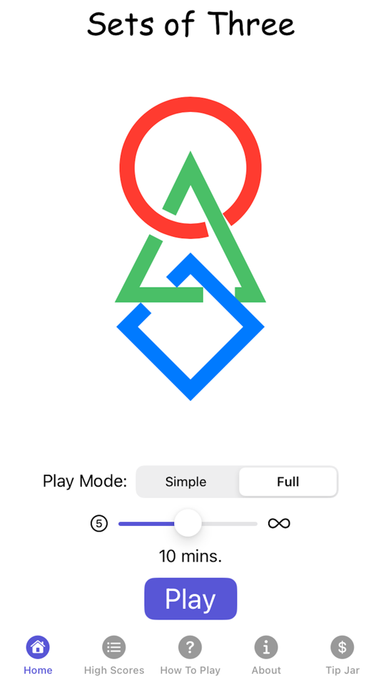 #1. Sets of Three (iOS) 由: Ferdinand Rios