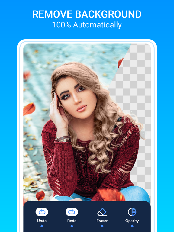 Auto Background Changer Eraser iPad screenshot 3 - Photo & Video app